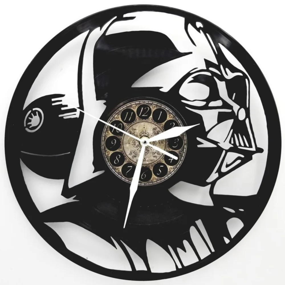 DARTH VADER vinyl record clock for star wars fan makes a nice gift